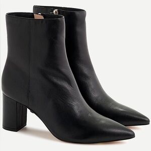 JCREW Pointed-toe Sadie boots in leather